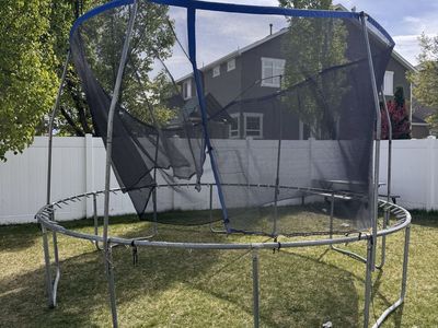 FREE trampoline frame, broken