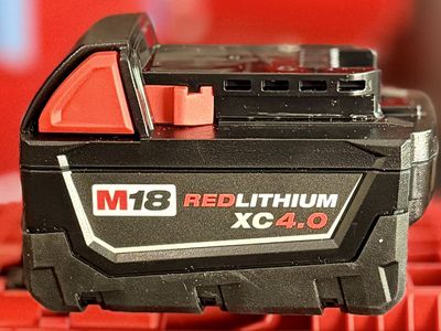 Milwaukee M18 RedLithium XC 4.0 Battery. Part number: 48-11-1840