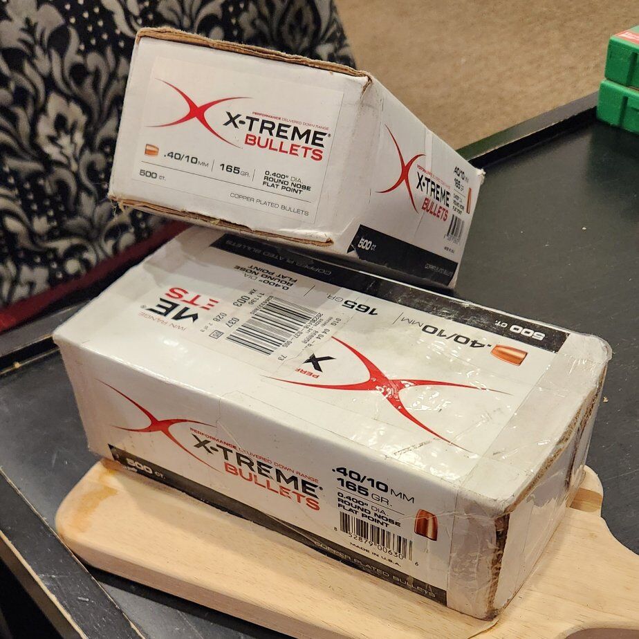 X-Treme Bullets .40 - 165gr RNFP Pistol bullets