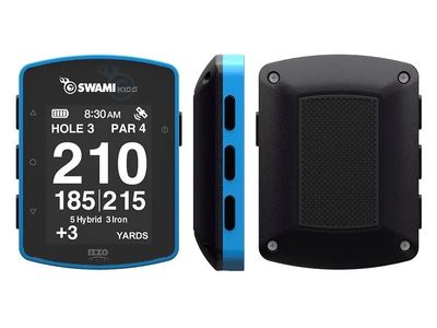 Izzo Golf Swami Kiss GPS Golf Rangefinder - Blue/Black, Portable, Course Ready