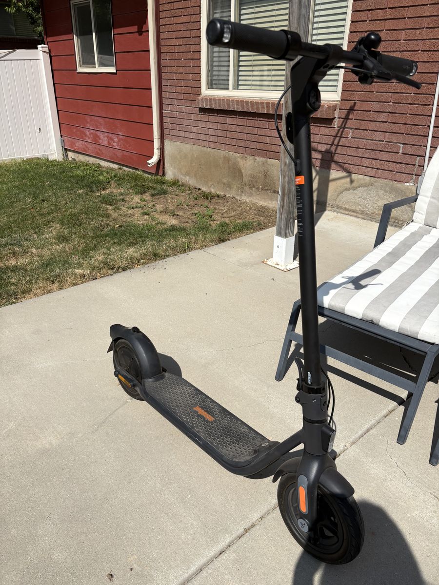 2 electric scooters. 