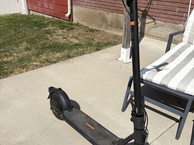 2 electric scooters.