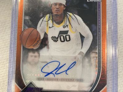 2025-26 Bowman Mega Box Basketball Card Lot – Jordan Clarkson Auto /25, Nikola Jokić /99, Tyrese Haliburton /125 + More!