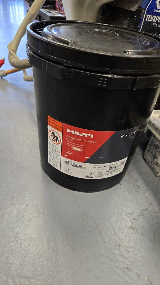 Hilti CP 606 Firestop Acrylic Sealant 5 Gallon Pail