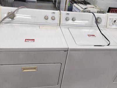 GREAT ESTATE TOPLOAD WASHER AND ELECTRIC DRYER SET! W-WARRANTY