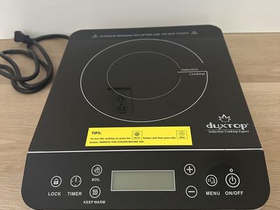 Duxtop Portable Induction Cooktop Expert Burner with LCD Display