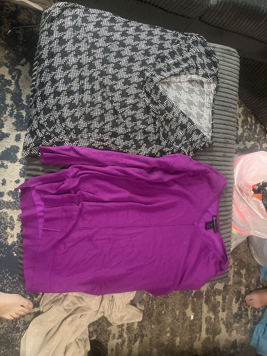Lane Bryant Womens dress shirt andLong Sleeve Top Sweater Size 18/20