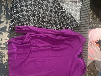 Lane Bryant Womens dress shirt andLong Sleeve Top Sweater Size 18/20