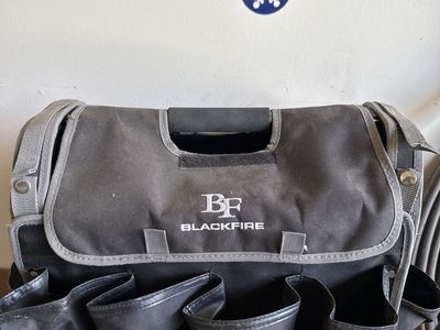 BLACKFIRE Detailer Tool Tote Bag - 17" Nylon Water-Resistant Multi-Compartment for Car Detailing