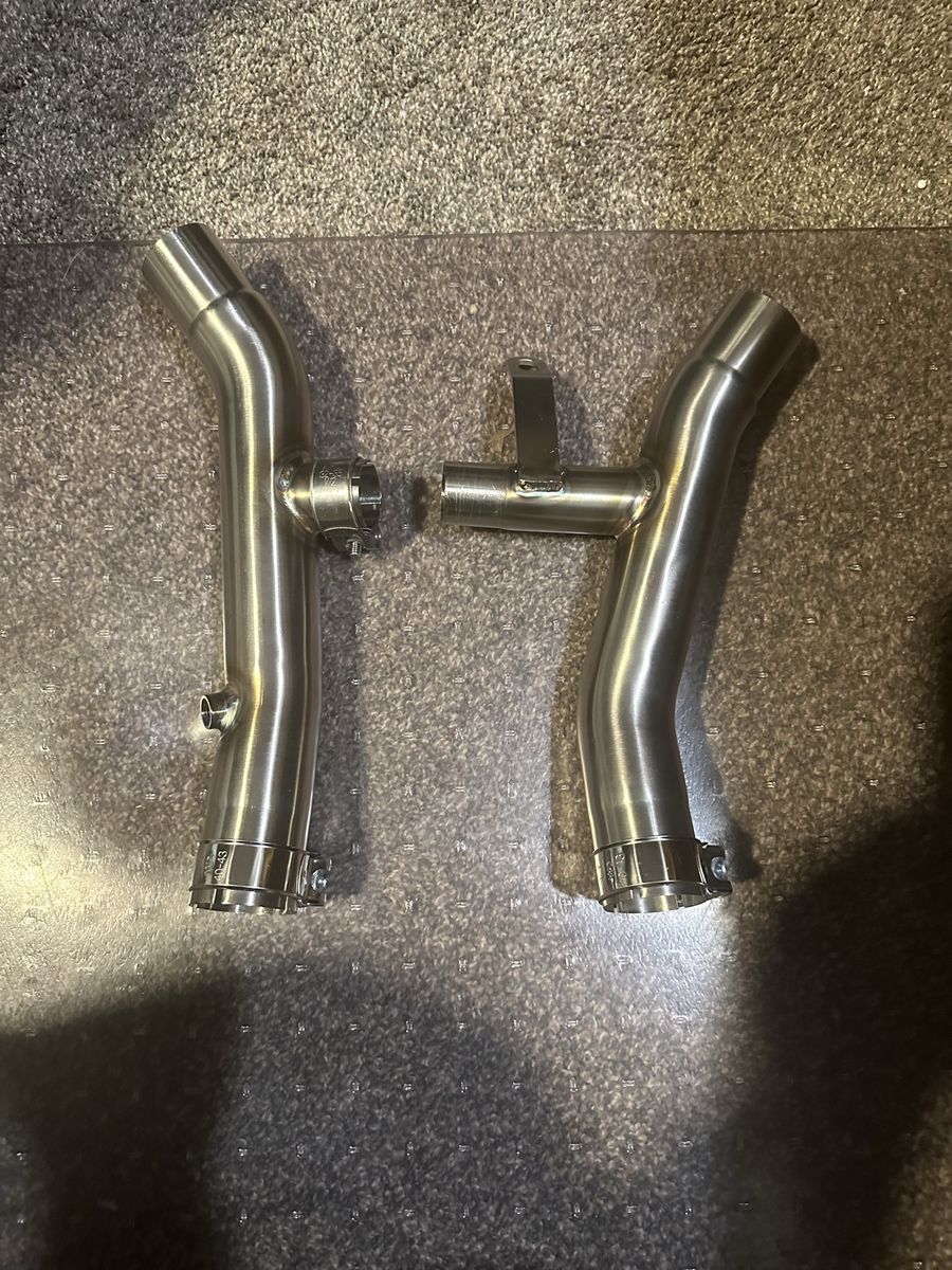 Suzuki Hayabusa 1300 2008-2020 Motorcycle Exhaust Mid Link Pipe Slip-On decat by dominator