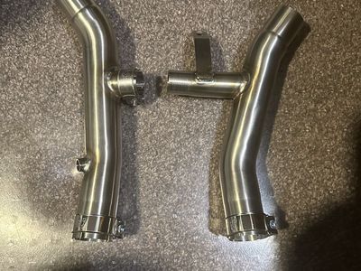 Suzuki Hayabusa 1300 2008-2020 Motorcycle Exhaust Mid Link Pipe Slip-On decat by dominator