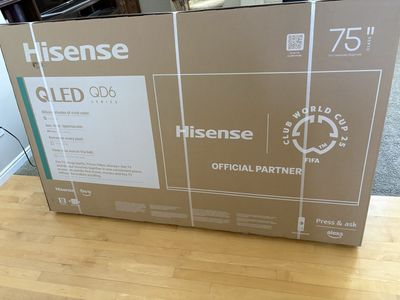 Hisense QD6 75” QLED TV