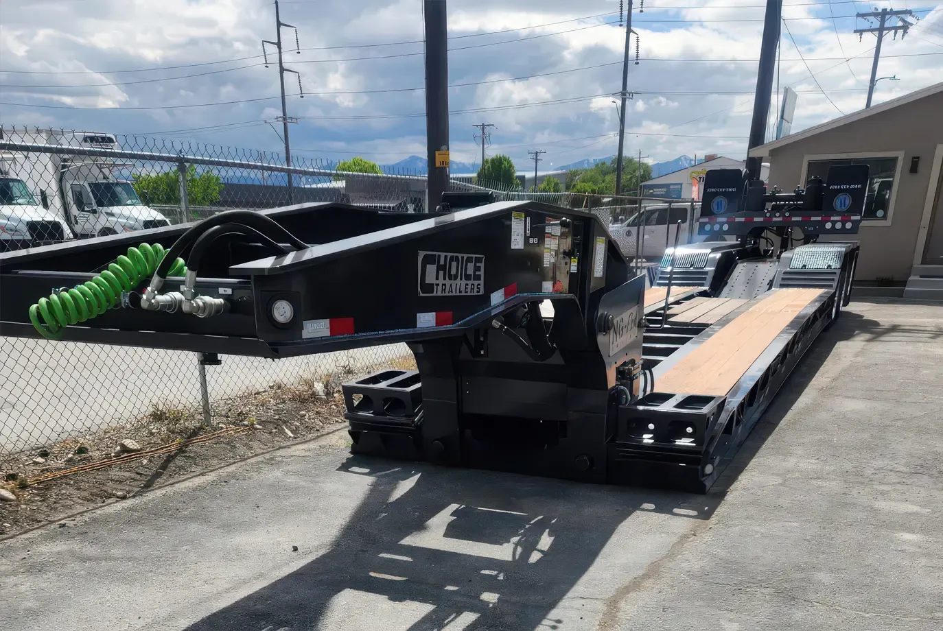 Choice 355NG Denail Package Lowboy Trailer