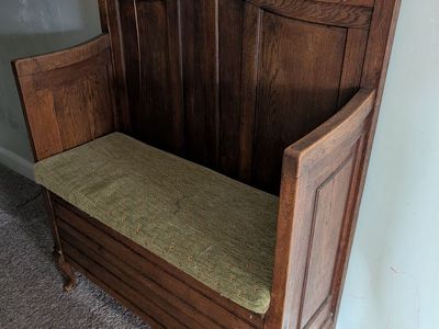Antique Monks Bench