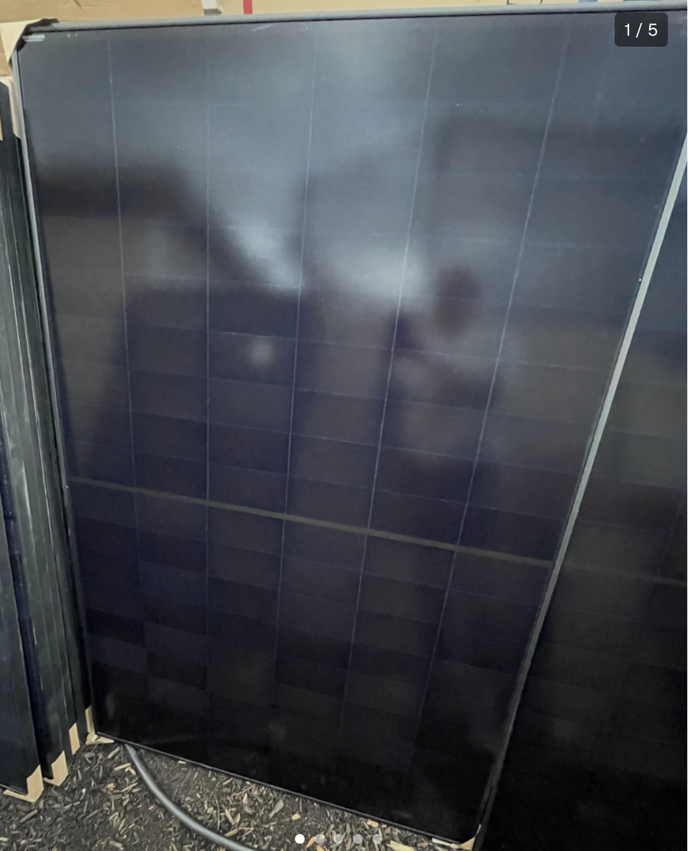 AIKO 485 Watt Black Bifacial Solar Panel - 450 Available - Cheap!!!