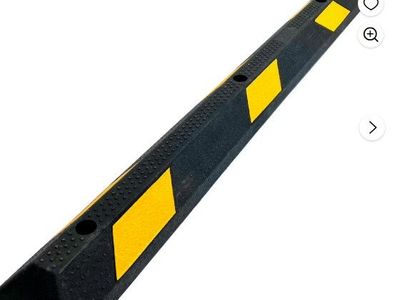 New - EasyGo Parking Lot Curb Eheel Stopper, Heavy Duty Rubber