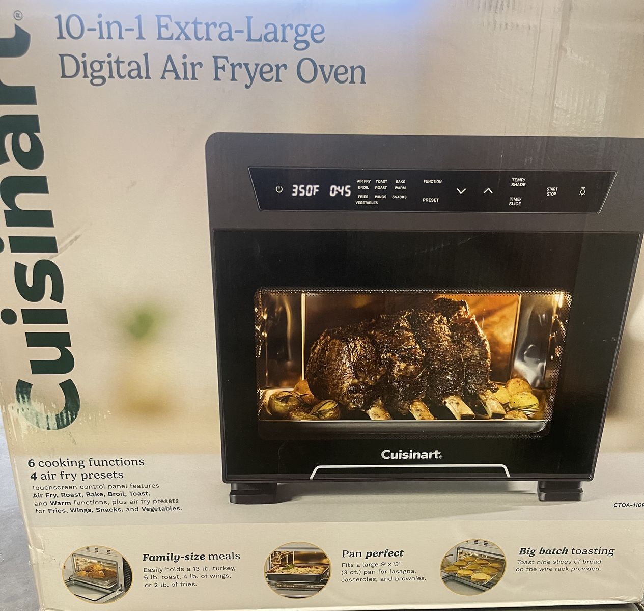 Cuisinart Extra-Large 26L 10-in-1 Digital Air Fryer Oven
