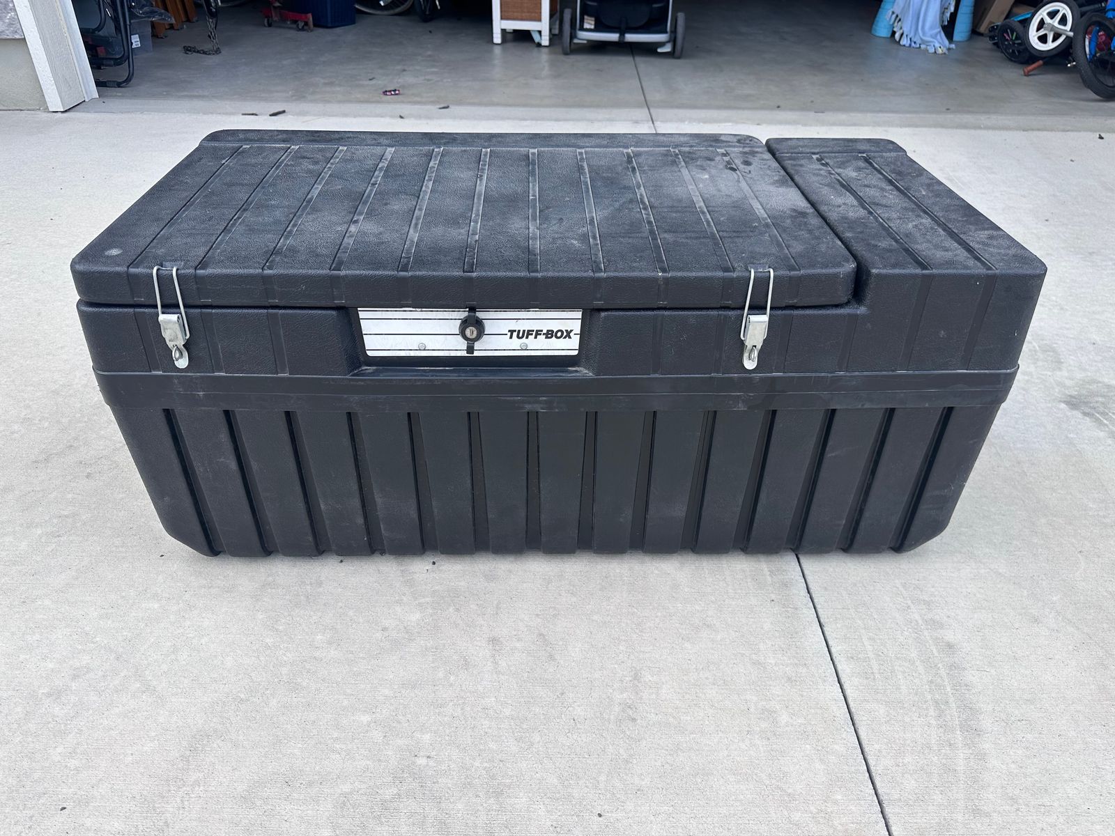 Tuff-Box Heavy Duty Poly Truck Tool Box / Bed Storage Chest