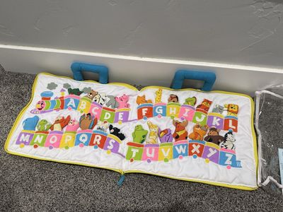 Pockets of Learning My ABC Animal Train Soft Fabric Play Mat Toy