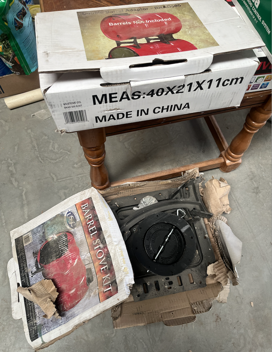 Barrel Camp Stove Kit