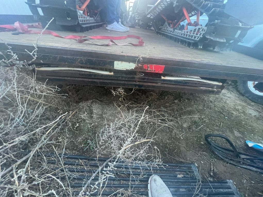 22 Ft Four Place Steel Trailer