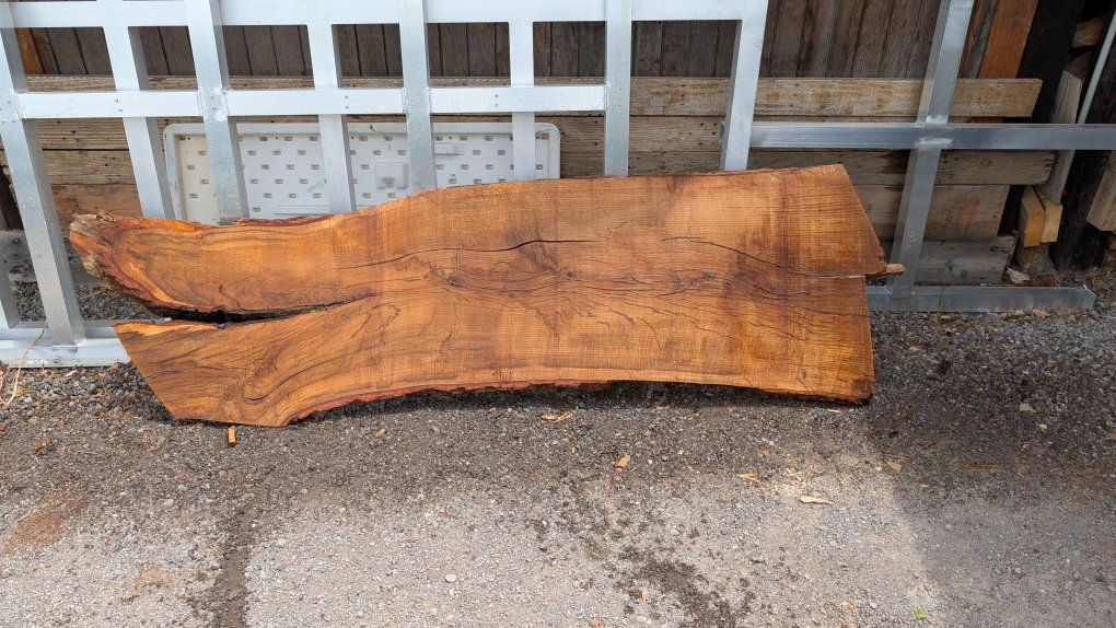 white Oak slabs