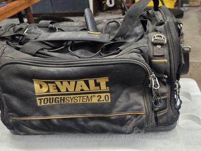 DEWALT ToughSystem 2.0 Tool Bag Backpack, Durable Organizer with Multiple Pockets, Black/Yellow