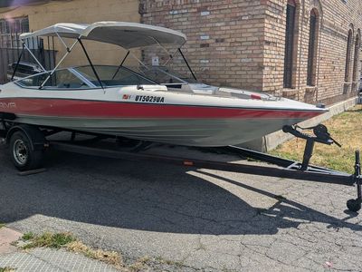 SEATS 10 PEOPLE- 55 AND UP MPH- 1990 ARRIVA SKI/ FAMILY/ FISHING BOAT – WITH A HIGH PERFORMANCE POWER XR2 MERCURY BLACK MAX