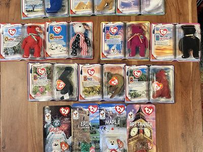 Vintage McDonald's Ty Teenie Beanie Babies Collection Lot - Sealed In Original Packaging