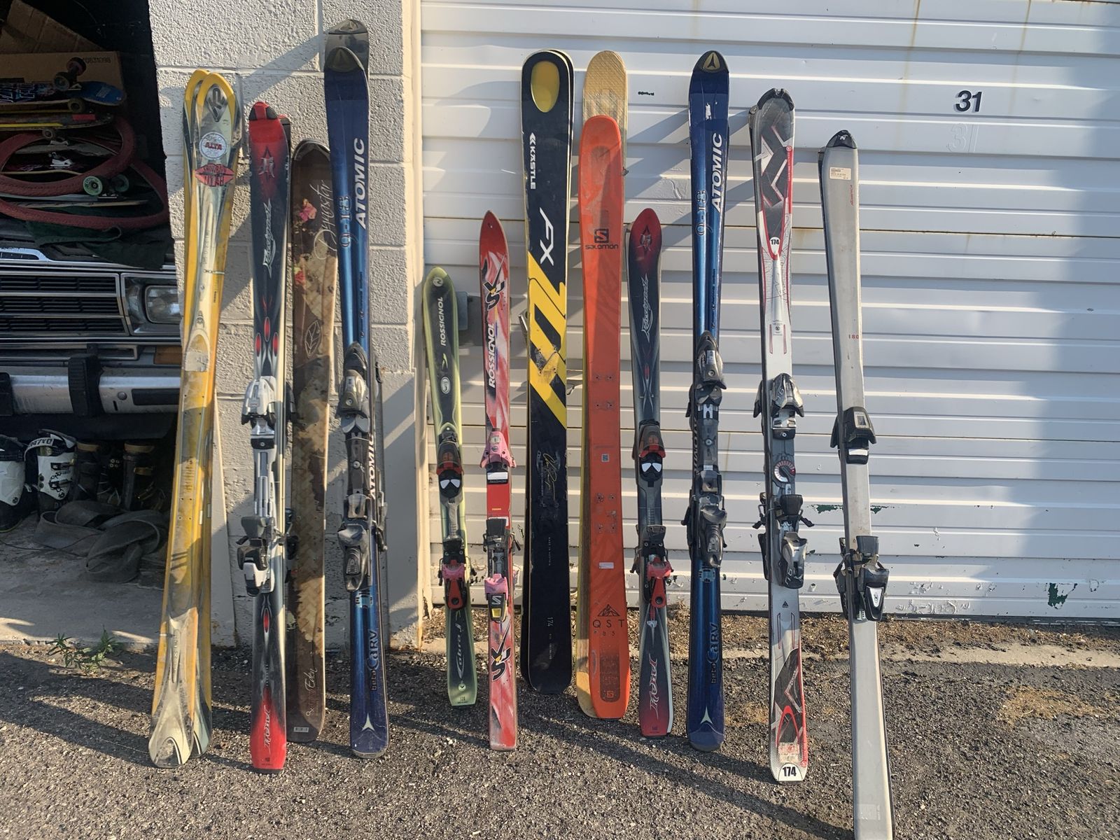 Bargain and scraps/project skis boards