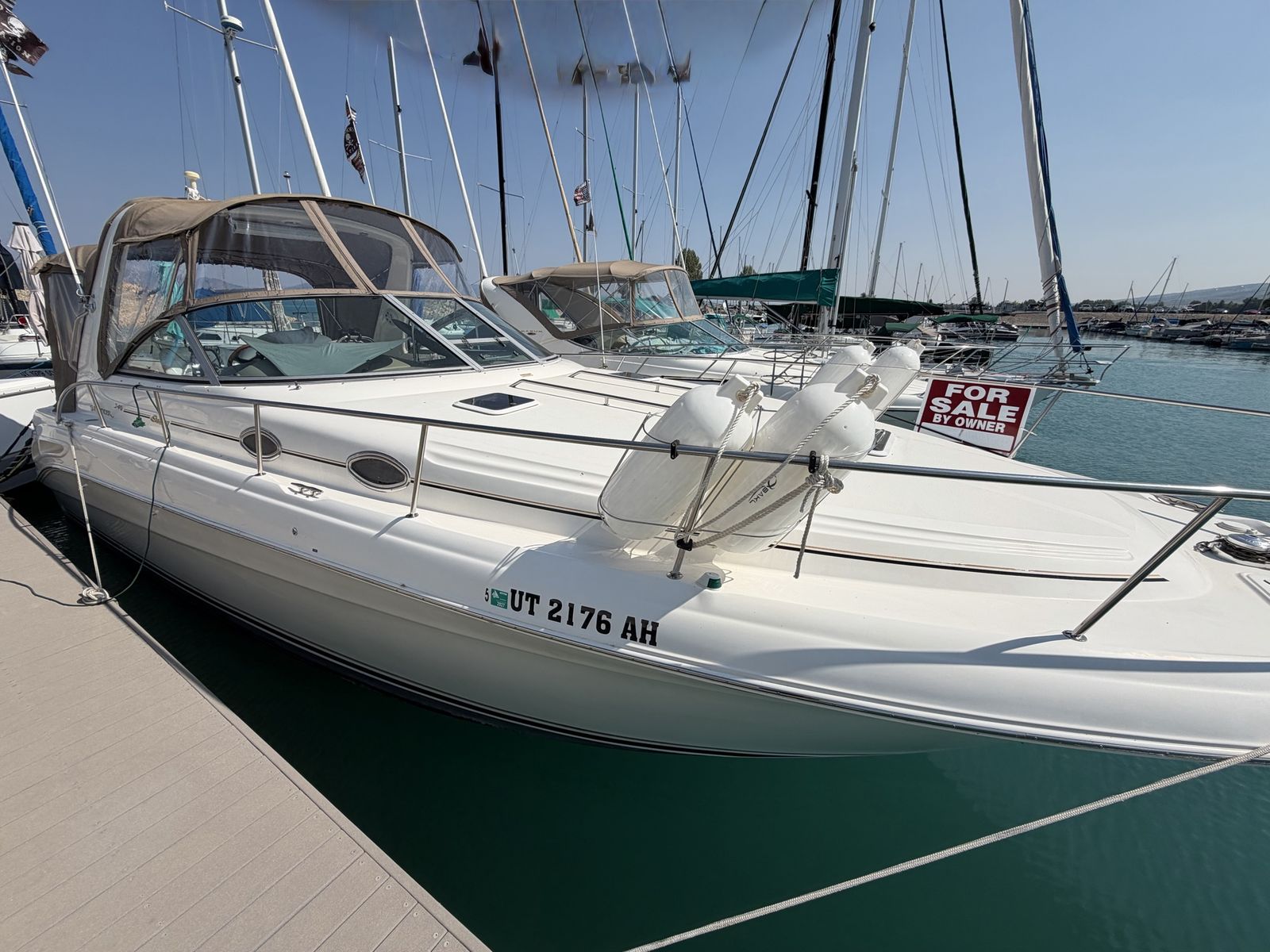1999 SeaRay 340 Sundancer, 418 original hours!