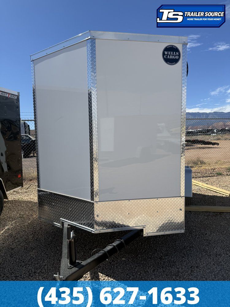 6x10 Wells Cargo FastTrac Enclosed Cargo Trailer - 6'6" Interior - 3.5K GVWR - .080 PolyCor
