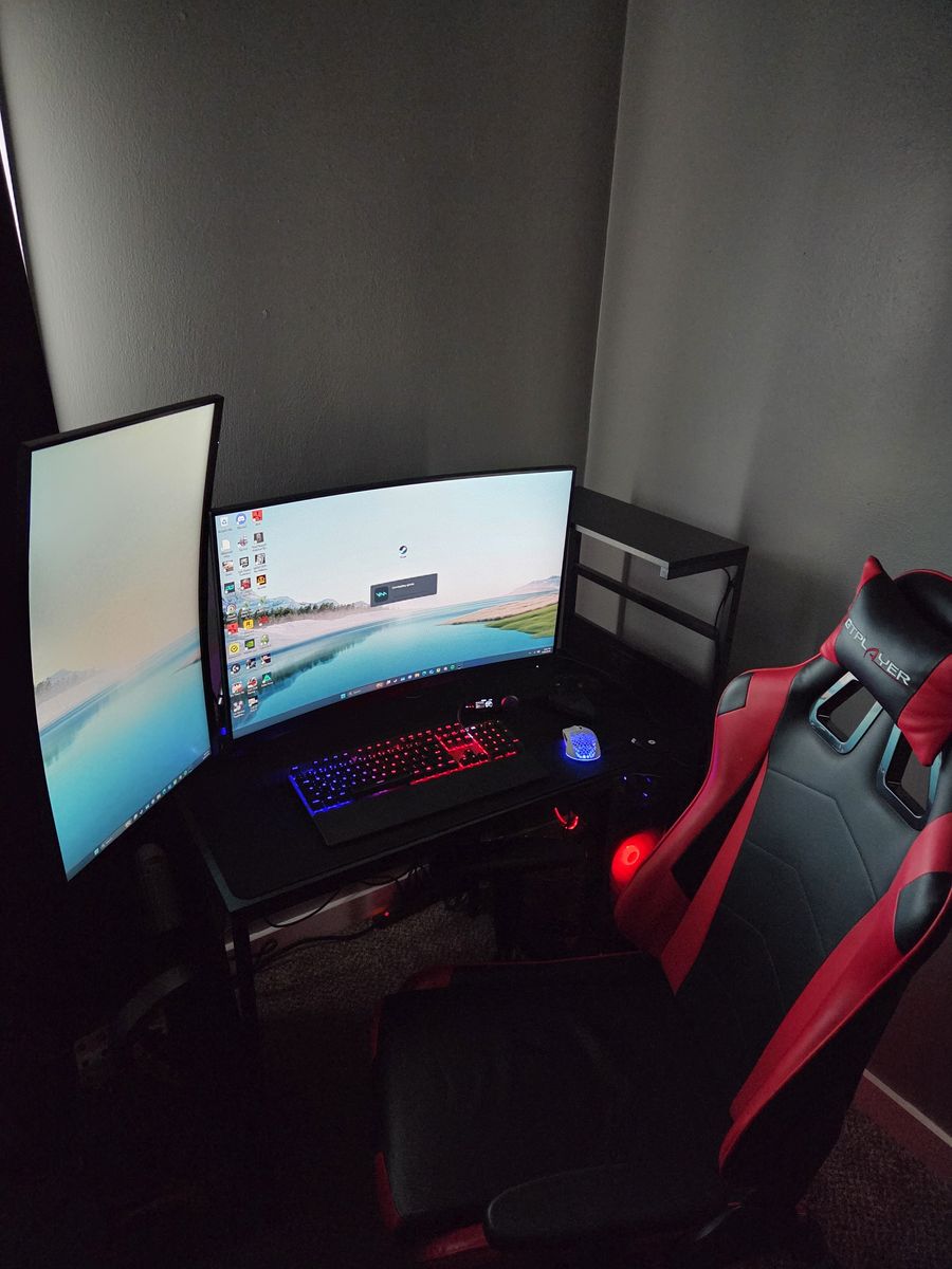 Full Gaming Setup – RTX 4060 | Dual Monitors | SteelSeries Gear | Racing Wheel