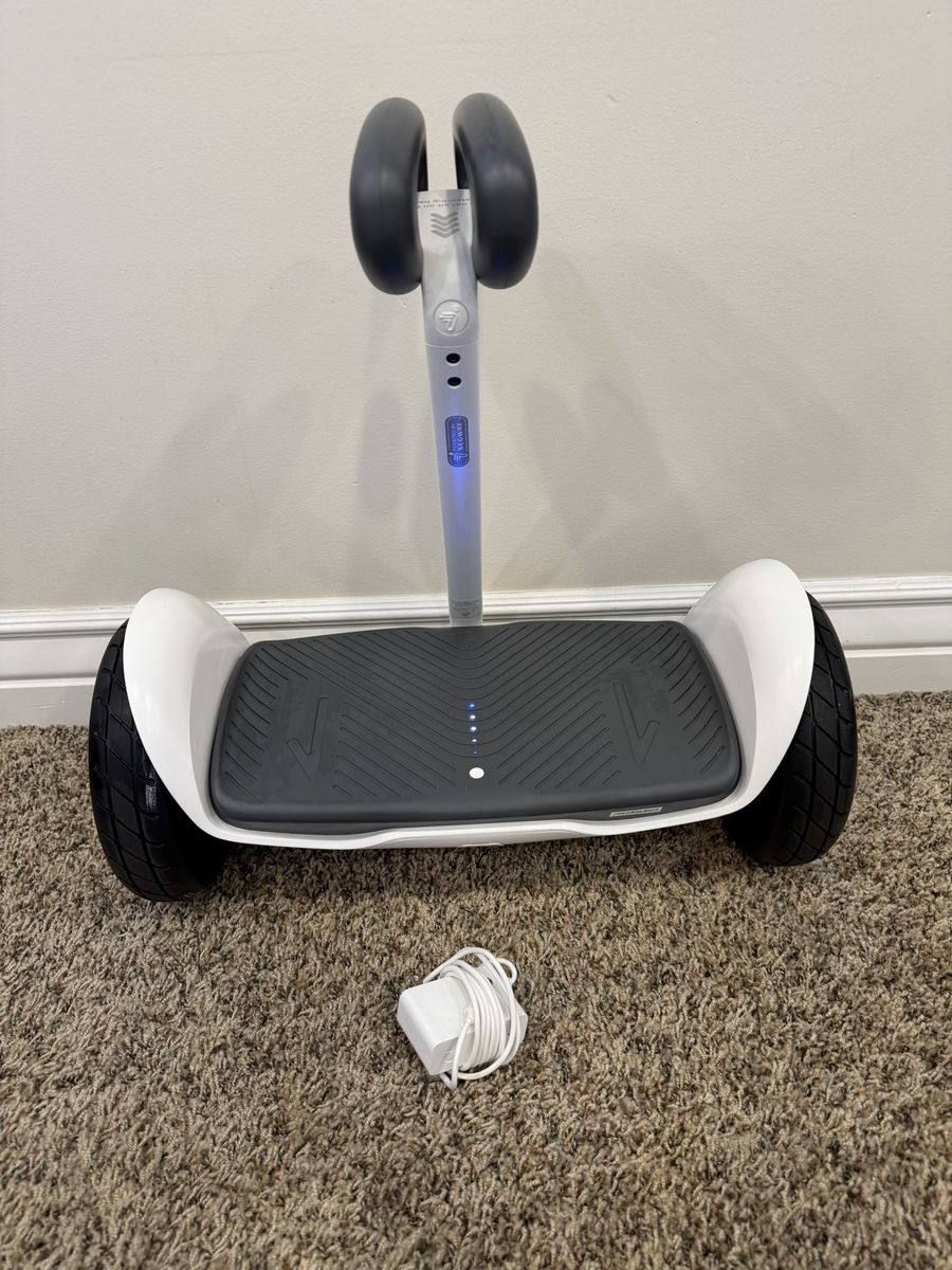 Segway Ninebot S Self-Balancing Electric Scooter - White with Charger