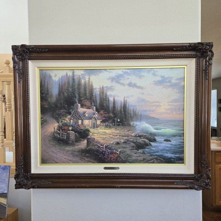 Thomas Kinkade Canvas Hand Touched Signed Numbered