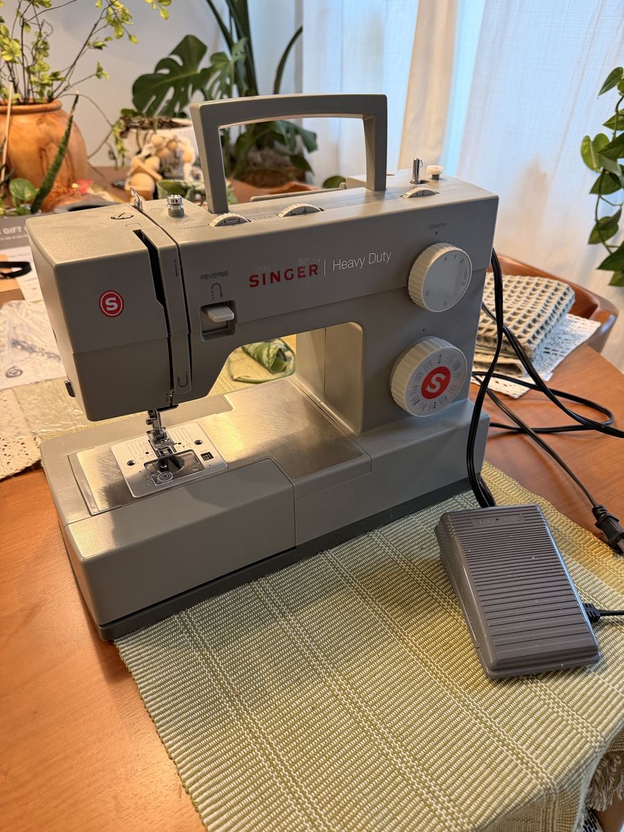 SINGER Heavy Duty Sewing Machine - Gray, Electric, Household, Mechanical Operation