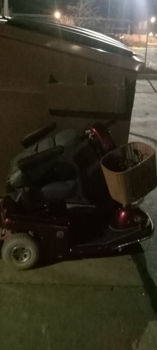 Found Red Scooter