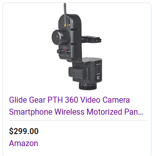 Glide Gear PTH-360 Remote Pan Tilt Head – Brand New
