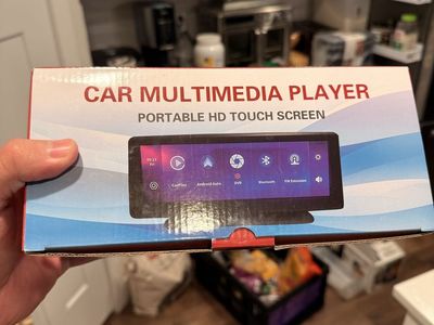 Portable HD Touchscreen Car Multimedia Player with Wireless CarPlay & Android Auto