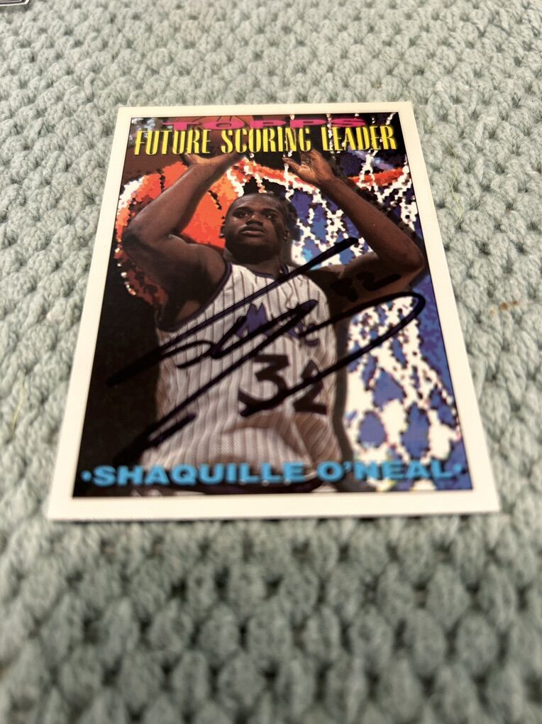 Shaquille O'Neal Autograph Shaq Signed Basketball