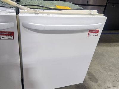 GE Appliances White Built-In Dishwasher - Standard Size, Fully Functional