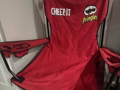Cheez-It & Pringles Large Folding Camping Chair - Red