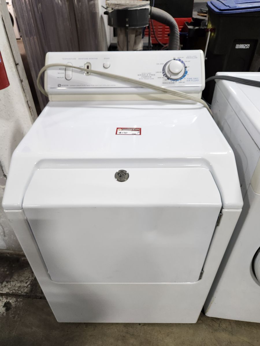 Maytag White Top-Load Dryer - Great Working Condition
