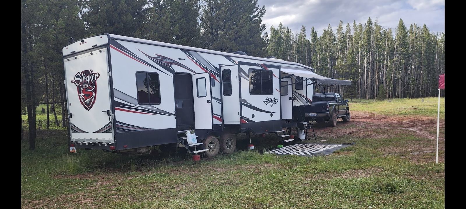 Striker Toy Hauler Fifth Wheel - Spacious, Modern Interior, Full Kitchen, Private Bedroom