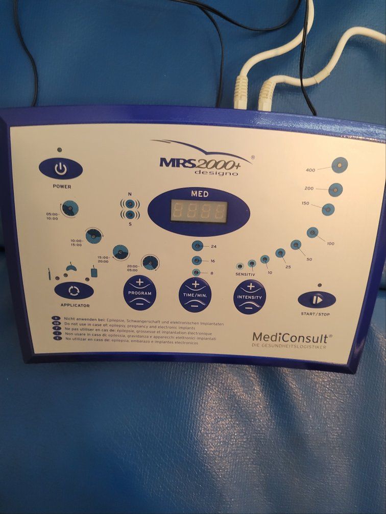 MRS 2000+ Designo Med PEMF System with Mat, Pillow, Pad, and Control Unit