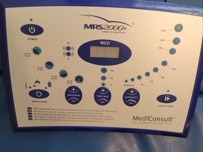 MRS 2000+ Designo Med PEMF System with Mat, Pillow, Pad, and Control Unit