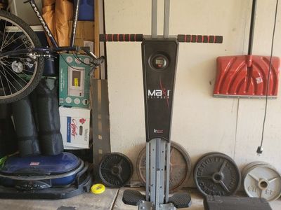 Maxi Climber Vertical Fitness Exercise Machine with Digital Monitor