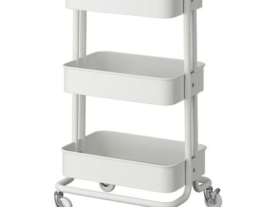 RÅSKOG Utility cart, white