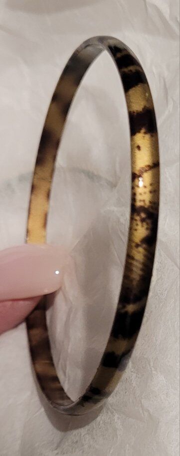Tortoiseshell Bangle Bracelet