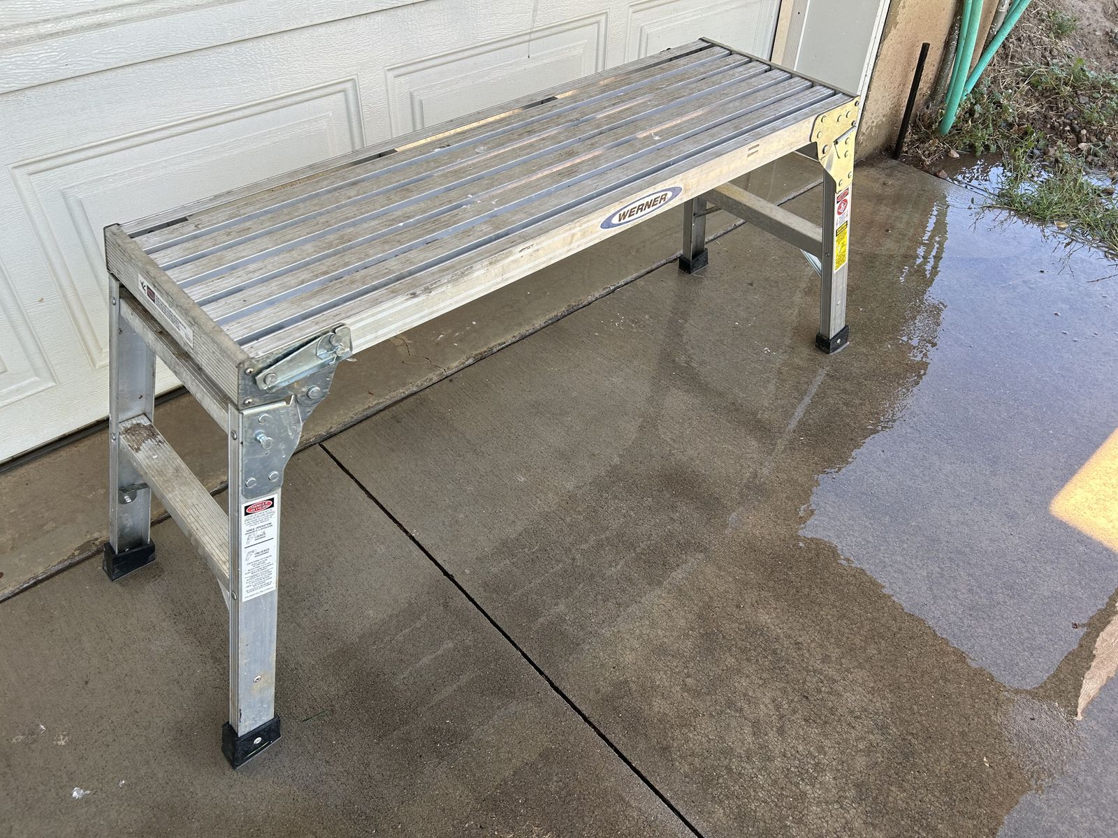 Werner Folding Aluminum Work Platform